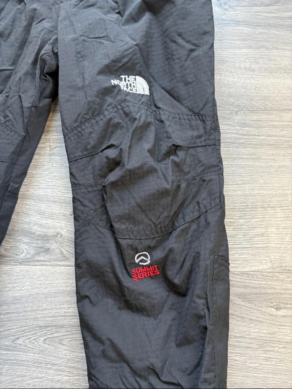 The North Face Black Snow Bib Pants with Adjustable Suspenders